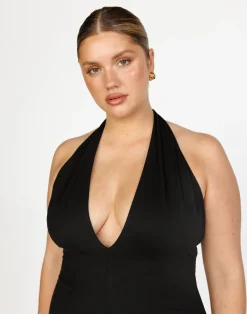 Victoria Mini Dress (Black)*CHARCOAL Outlet