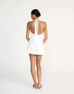 Victoria Mini Dress (White)*CHARCOAL Discount