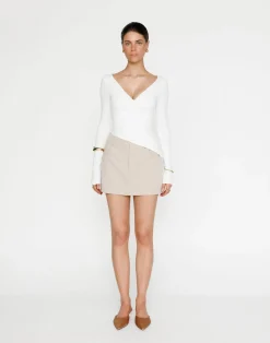 Viola Long Sleeve Top (White)*CHARCOAL Online