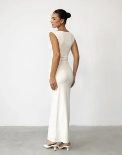 Viola Maxi Dress (Oat)*CHARCOAL Best