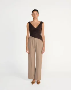 Viola Top (Chocolate)*CHARCOAL Online