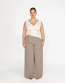 Viola Top (Oat)*CHARCOAL Discount