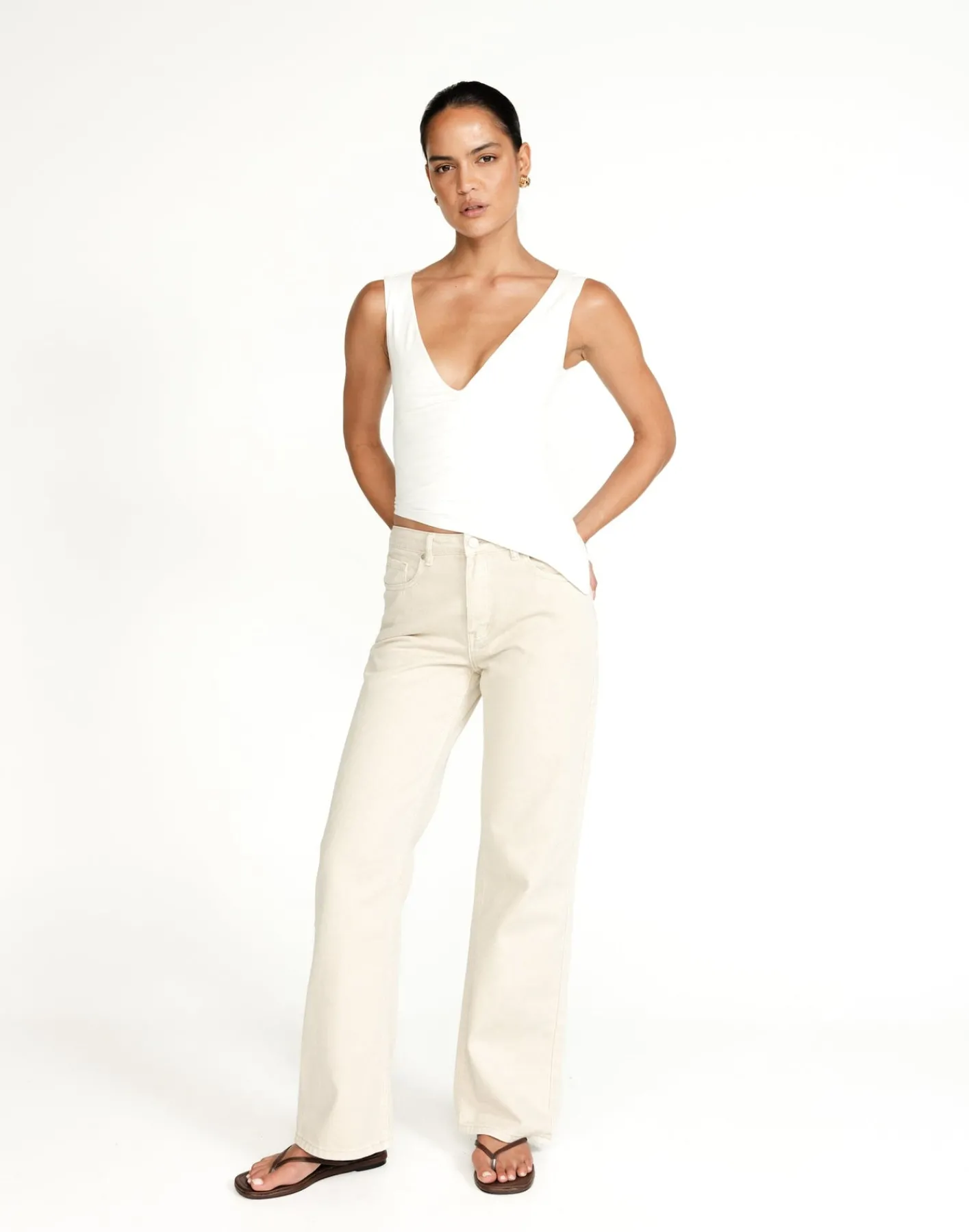 Viola Top (White)*CHARCOAL Fashion