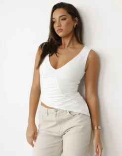 Viola Top (White)*CHARCOAL Fashion