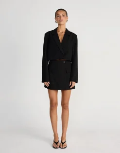 Waverly Cropped Blazer (Black)*CHARCOAL CLOTHING Online