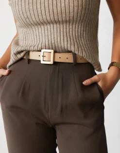 Wilson Belt (Beige)*CHARCOAL Sale