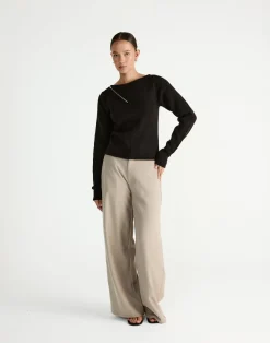 Wynter Long Sleeve Top (Black)*CHARCOAL Hot