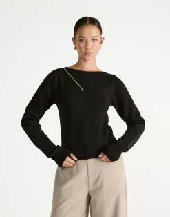 Wynter Long Sleeve Top (Black)*CHARCOAL Hot