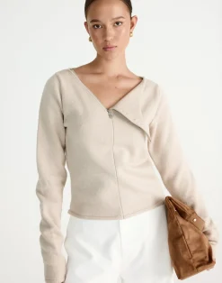 Wynter Long Sleeve Top (Latte)*CHARCOAL Hot