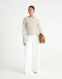 Wynter Long Sleeve Top (Latte)*CHARCOAL Hot