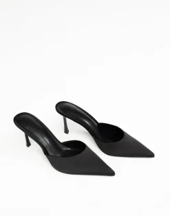 Xayden Heels (Black Satin) - By*Billini Fashion