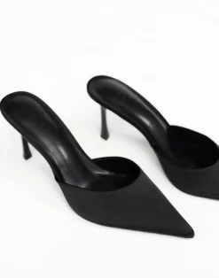 Xayden Heels (Black Satin) - By*Billini Fashion