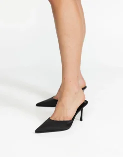 Xayden Heels (Black Satin) - By*Billini Fashion