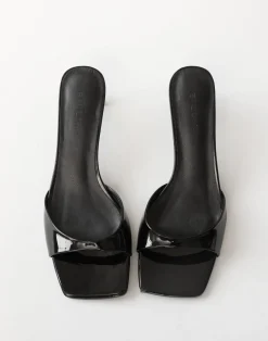 Yadira Heels (Black Patent) - By*Billini Sale