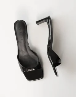 Yadira Heels (Black Patent) - By*Billini Sale