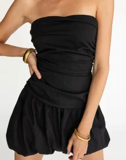 Yagya Mini Dress (Black)*CHARCOAL Clearance