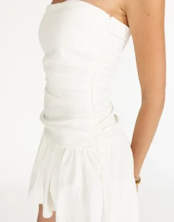 Yagya Mini Dress (White)*CHARCOAL Outlet
