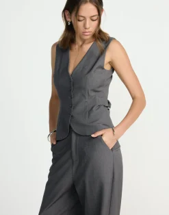 Yori Top (Textured Slate)*CHARCOAL CLOTHING Hot