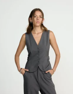 Yori Top (Textured Slate)*CHARCOAL CLOTHING Hot