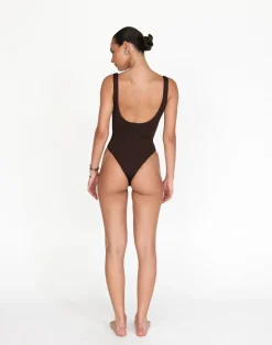 Zara One Piece (Chocolate)*CHARCOAL New