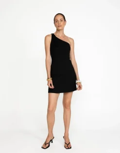 Zuelia Mini Dress (Black)*CHARCOAL Fashion