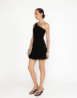 Zuelia Mini Dress (Black)*CHARCOAL Fashion