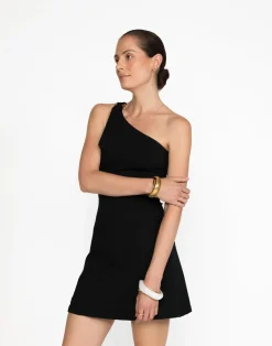 Zuelia Mini Dress (Black)*CHARCOAL Fashion