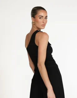 Zuelia Top (Black)*CHARCOAL Clearance