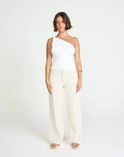 Zuelia Top (White)*CHARCOAL Best