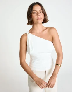 Zuelia Top (White)*CHARCOAL Best