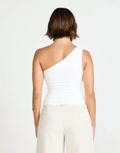 Zuelia Top (White)*CHARCOAL Best