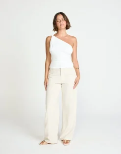 Zuelia Top (White)*CHARCOAL Best